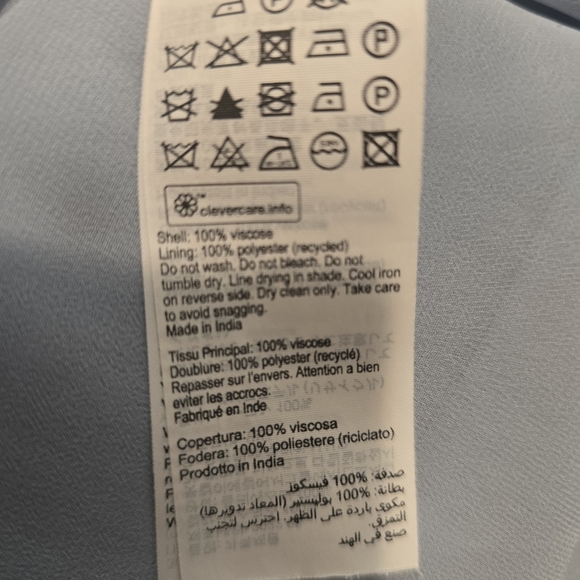 AllSaints Essey Senja Dress Viscose Shift V-neck  Sleeveless Size 2 - Picture 10 of 13